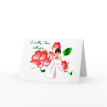 "Thank You Mother From Daughter" Wedding Day Card
