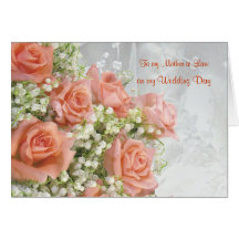 Thank you Mother-in-Law. Roses, lily of the valley Card