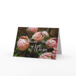 Thank You Mum Protea flower Card