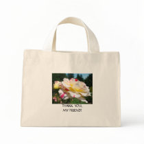 THANK YOU MY FRIEND! Gifts Rose Tote Bag Friends by Basleeartprintgifts THANK YOU MY FRIEND! Gifts Rose Tote Bag Friends