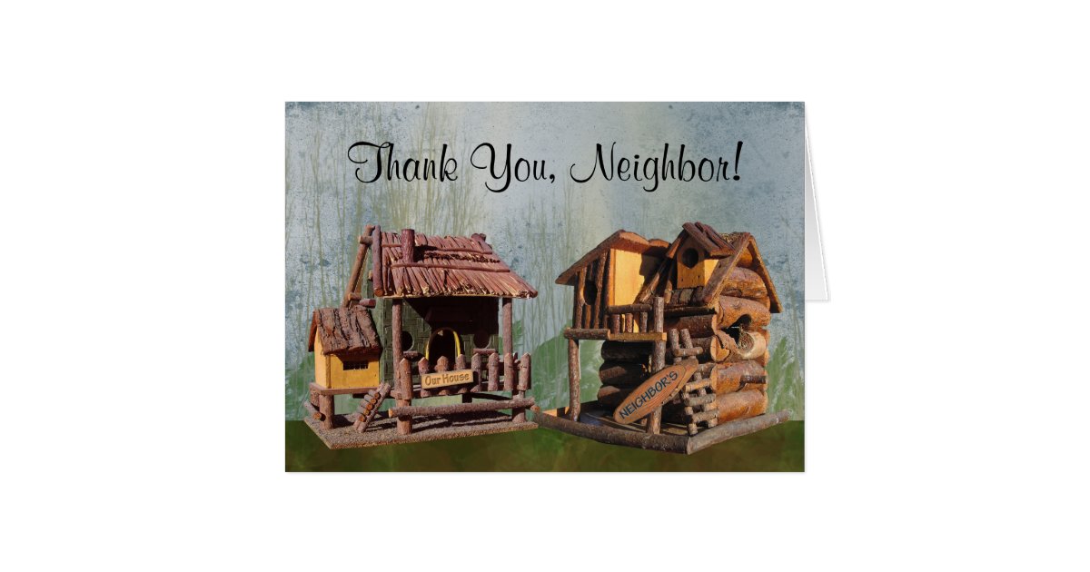 Thank You, Neighbor Card | Zazzle