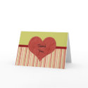 Thank You Note Card Template