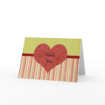 Thank You Note Card Template