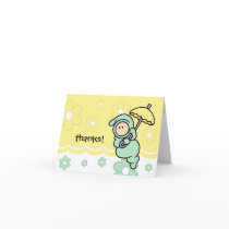 Thank You Note for Baby Gift or Baby Shower cards by cutietoots Thank You Note for Baby Gift or Baby Shower cards