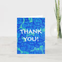 Thank You Notecard - Abstract Design card