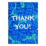 Thank You Notecard - Abstract Design