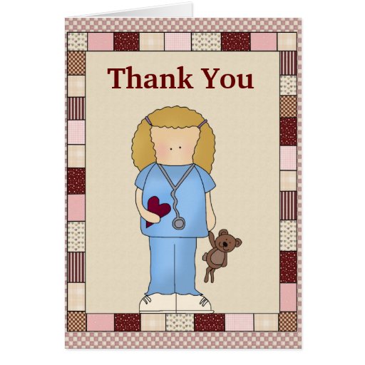 Thank You Nurse card | Zazzle