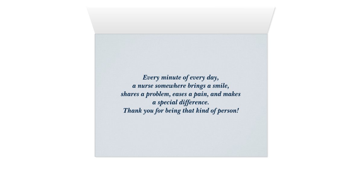 What To Say In A Thank You Note To A Nurse