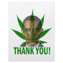 Thank You Obama, medical, marijuana, legal, gift letterhead