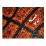 Thank You Old Retro Basketball Pattern Postcards