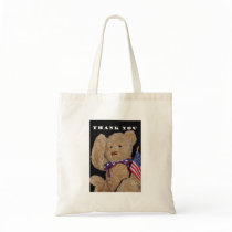 Thank You Patriotic Teddy Bear bags