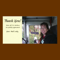 Thank You Photo Card - Mailman photo cards