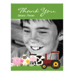 Thank You Photo Farm Card Custom Invite