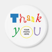 Thank you photo magnets