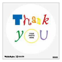 Thank you photo wall skin