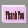 Thank You pink