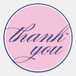 thank you pink navy sticker stickers