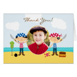 Thank You Pirate Folded Card | Zazzle