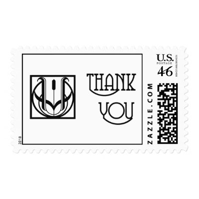 Thank You Postage Stamps by qudeshet