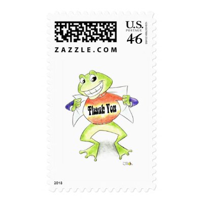 Thank You Postage Stamp by jsoh
