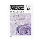 postcard - Featuring the words "Thank You" in a soft Lavender rose theme to coordinate your event.