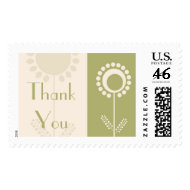 Thank You Postage Stamp stamp