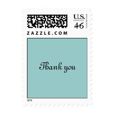 Thank you postage stamp