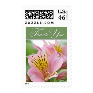 Thank You Postage Stamp - Tiger Lily stamp