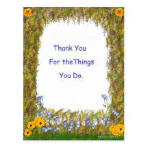 Thank You Postcard.