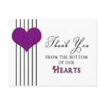 THANK YOU POSTCARD - PURPLE HEART