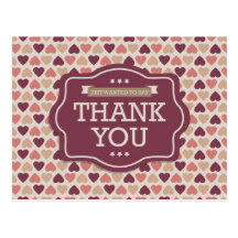 Thank you postcards