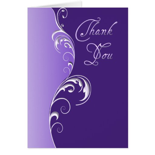 Thank You ~ Purple Cards
