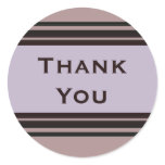 Thank you purple with black stickers