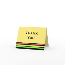 Thank You Rainbow Stripes cards by DonnaGrayson Thank You Rainbow Stripes cards