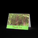 Thank You Redwood Forest Card