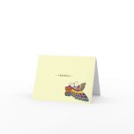 Thank You Rhyming Thanks Butterfly Card