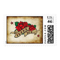 Thank You  Rose Urban Tattoo Theme  Stamp stamps