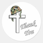 Thank You Round Stickers