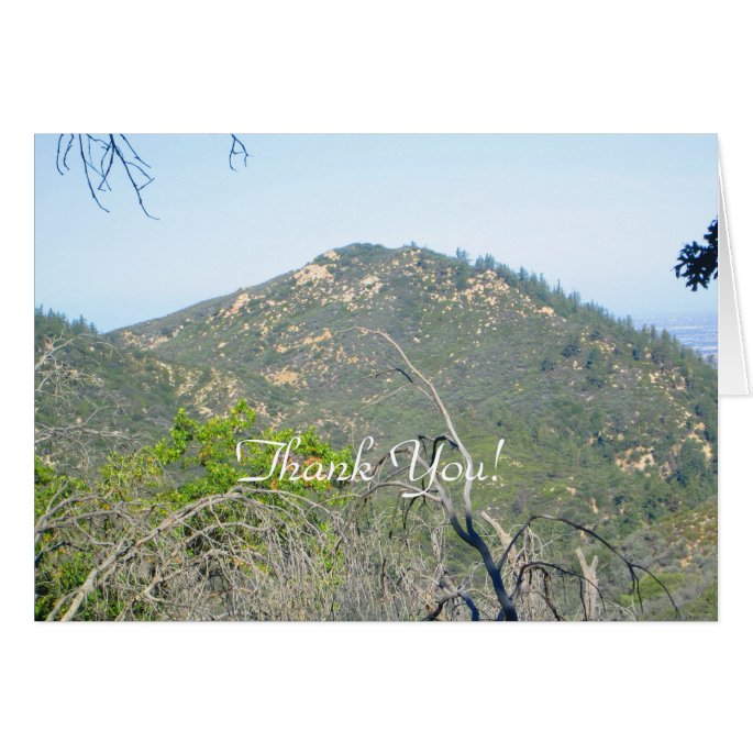 Thank You San Bernardino Mountains Card