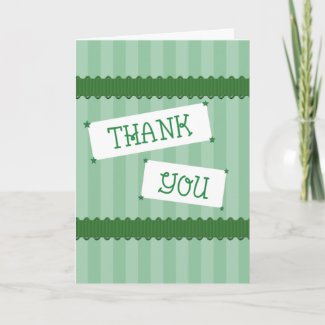 Thank You Scrapbook Style Card card