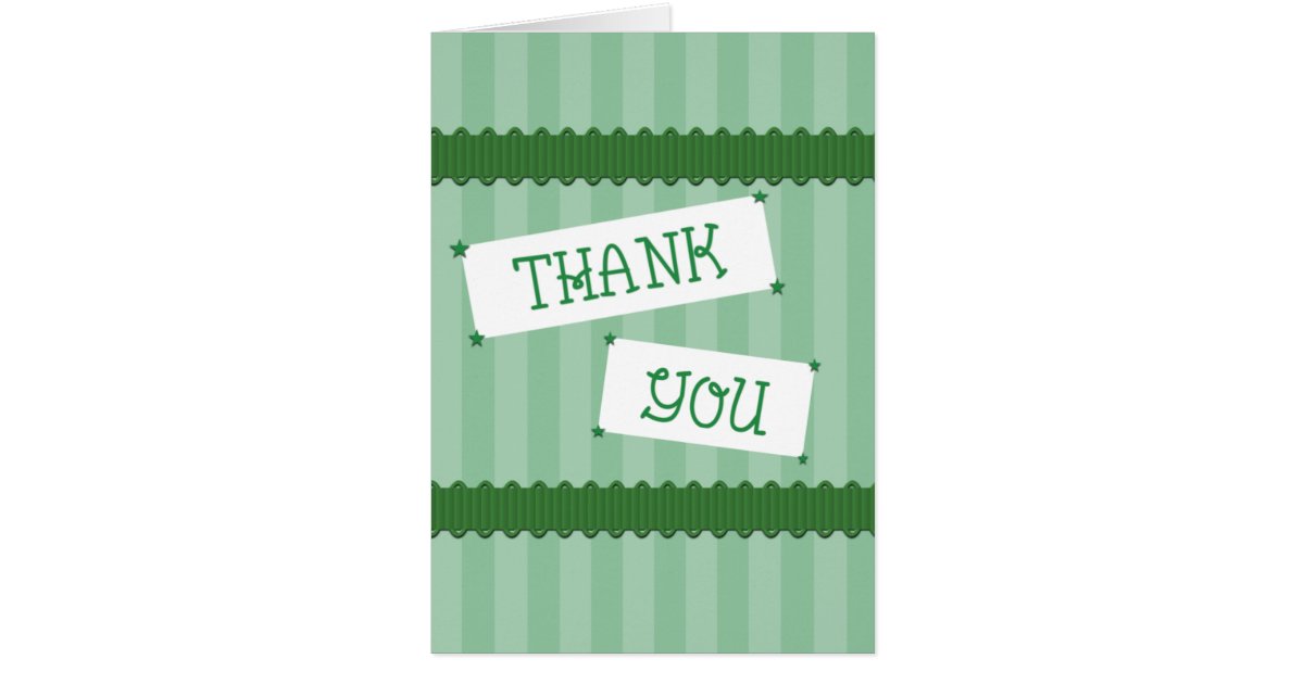 Thank You Scrapbook Style Card Zazzle