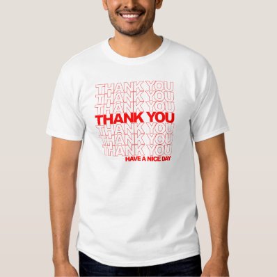 Thank You - Shopping Bag Shirt