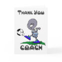 Thank you Soccer Coach, Football Coach cards by moonlake Thank you Soccer Coach, Football Coach cards