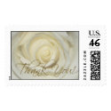 Thank you Soft Cream Rose Stamp