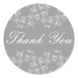 Thank You Spiral Swirls Envelope Sticker Seal