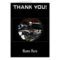 Thank You Stadium Card cards