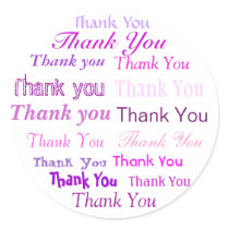 Thank You Sticker