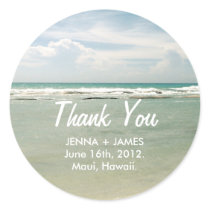 Thank You Sticker // Destination Wedding