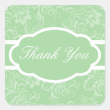 Thank You Sticker (Sophisticated Green)