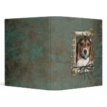 Thank You - Stone Paws - Beagle Puppy Vinyl Binders